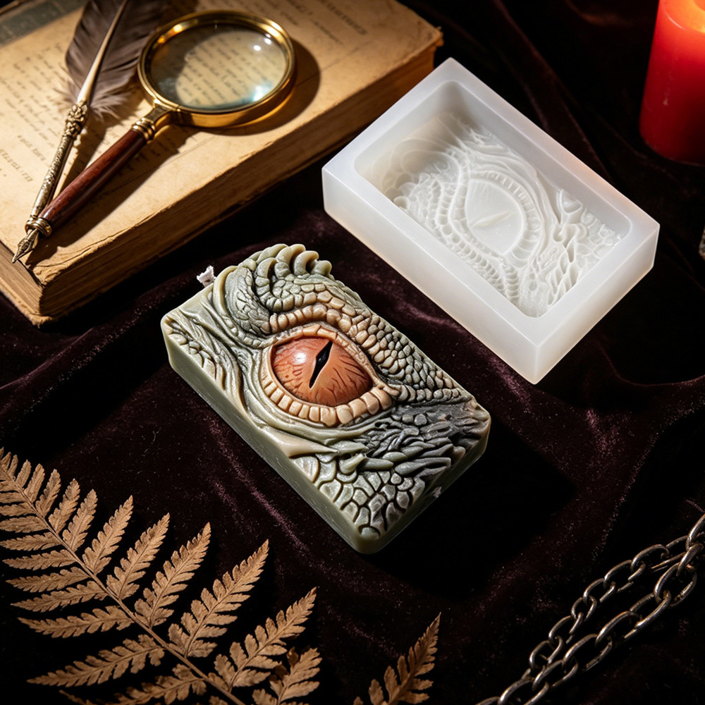 [Dragon Eye Silicone Mold]-Emb - đánh giá và giá Candle Wax Scale