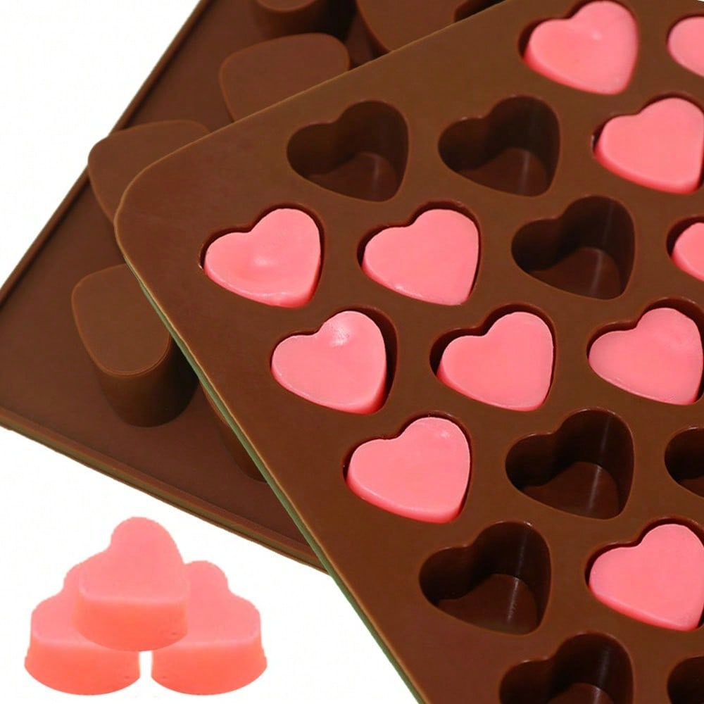 2pcs/set Heart-shaped Coffee B - đánh giá và giá Candle Wax Scale