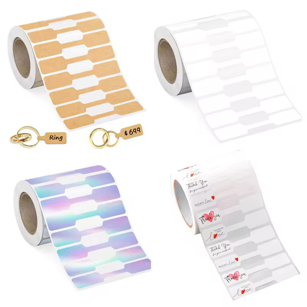 500pcs/roll Blank Paper Price  - đánh giá và giá Kraft Hang Tag