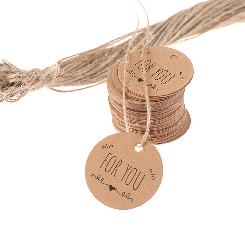 100Pcs Kraft Paper Hang Tag fo - đánh giá và giá Kraft Hang Tag